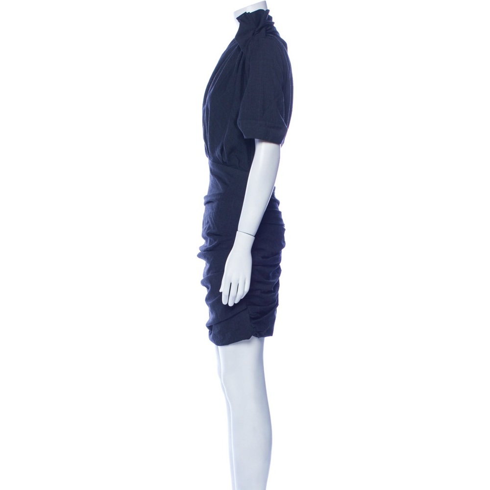 Etoile Isabel Marant Oria Mini Dress Navy - Picture 3 of 8